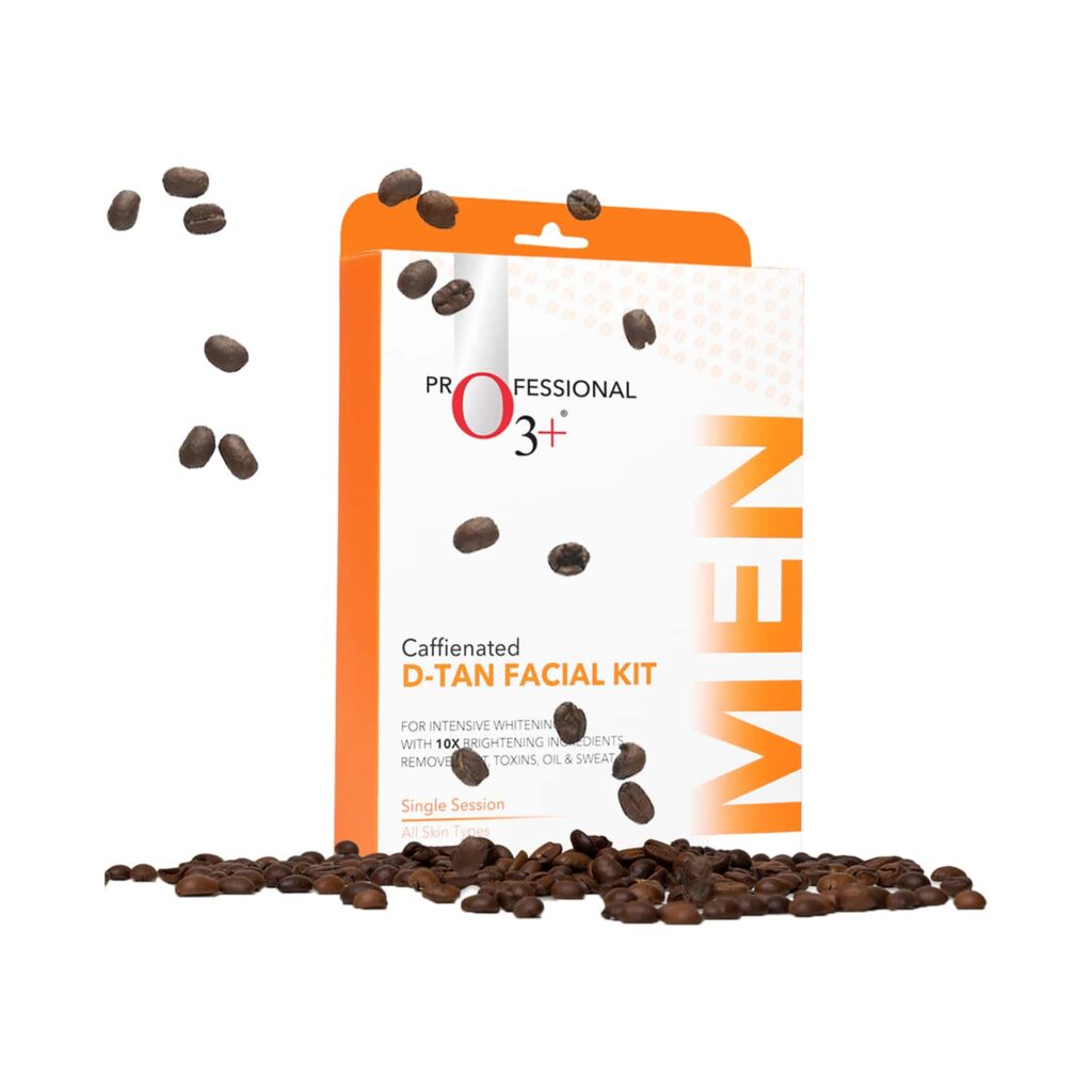 O3+ Caffeinated D-Tan Facial Kit For Intensive Whitening (30 g + 10 ml) - O3+