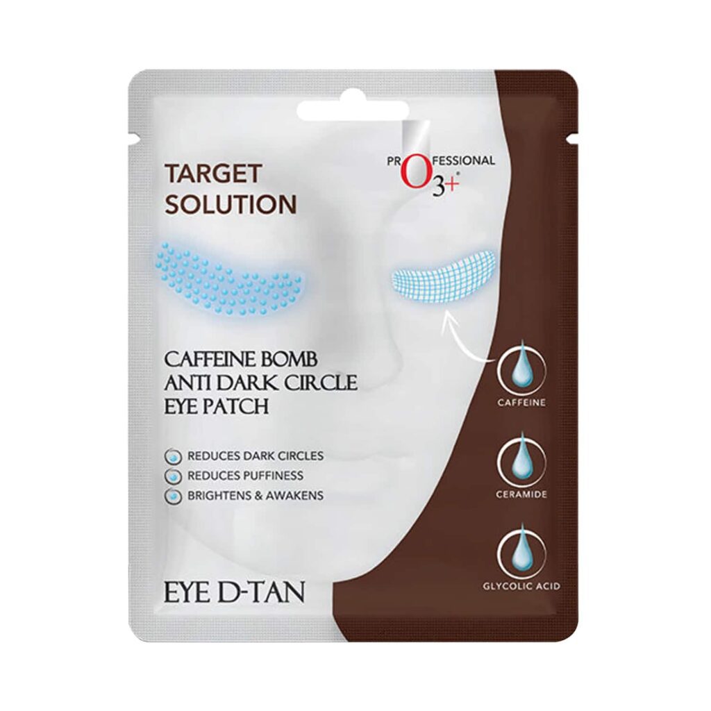 O3+ Caffeine Bomb Eye D-Tan Patch Sheet Mask (5g) - O3+