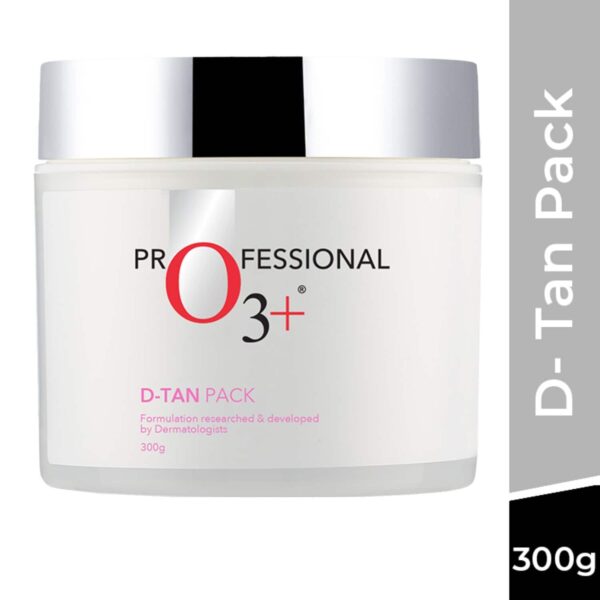 O3+ D-Tan Face Pack (300g) & Dermal Zone Night Repair Cream - Brightening & Whitening (50g) Combo - O3+