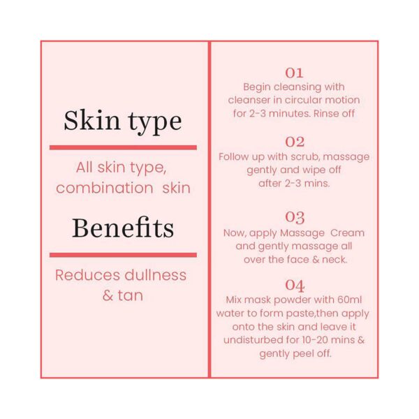 O3+ D-Tan Facial Anti Tan & Dullness Face Mask (45g) - O3+