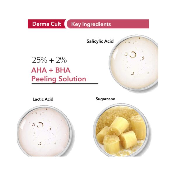 O3+ Derma Cult AHA + BHA Peeling Solution (30ml) - O3+