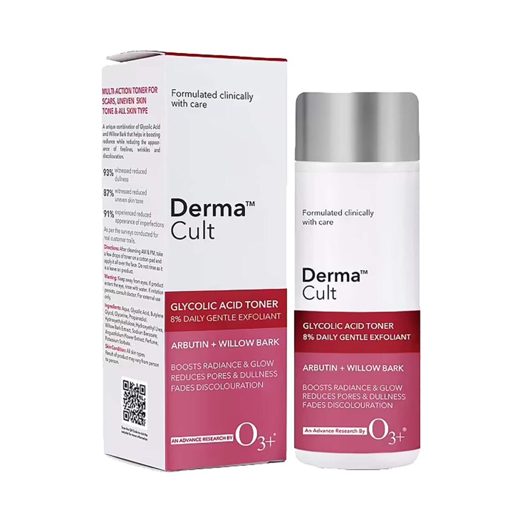 O3+ Derma Cult Glycolic Acid Toner (200ml) - O3+