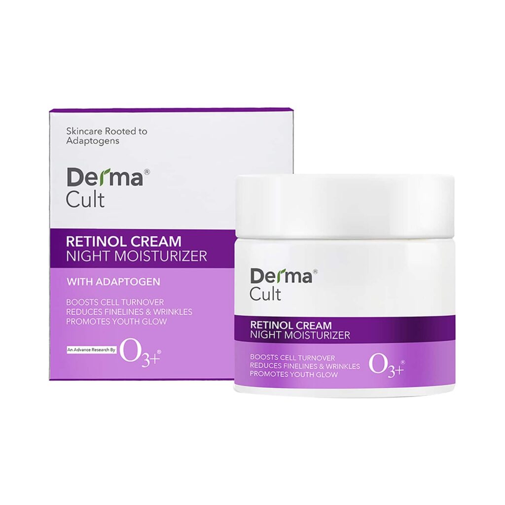 O3+ Derma Cult Retinol Night Cream Moisturizer (40g) - O3+