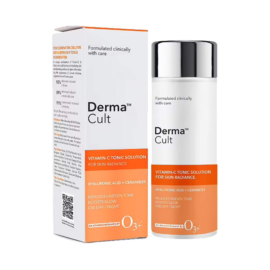 O3+ Derma Cult Vitamin C Tonic Serum Solution Toner (200ml) - O3+