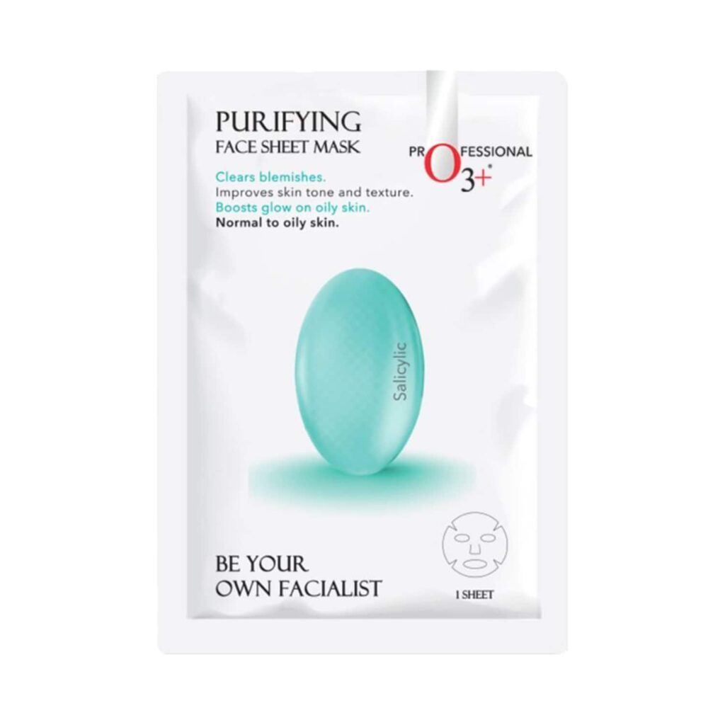 O3+ Facialist Purifying Face Sheet Mask With Salicylic (30g) - O3+