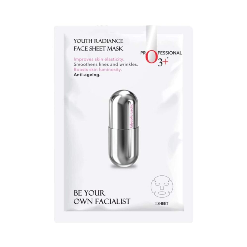 O3+ Facialist Youth Radiance Sheet Mask With Glycolic (30g) - O3+