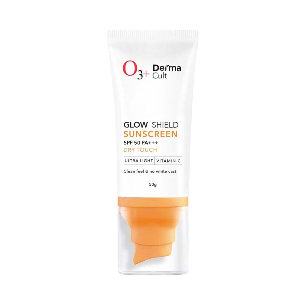 O3+Glow Shield Sunscreen SPF 50 PA+++ (50 g) - O3+