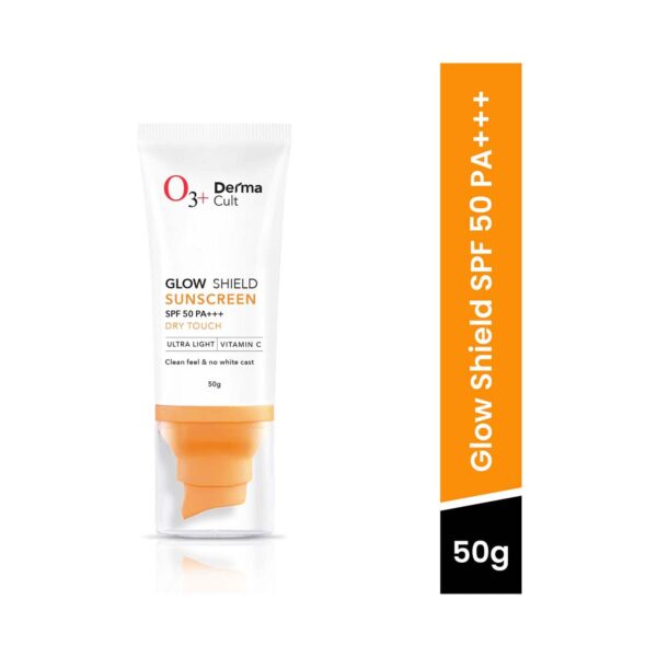 O3+Glow Shield Sunscreen SPF 50 PA+++ (50 g) - O3+