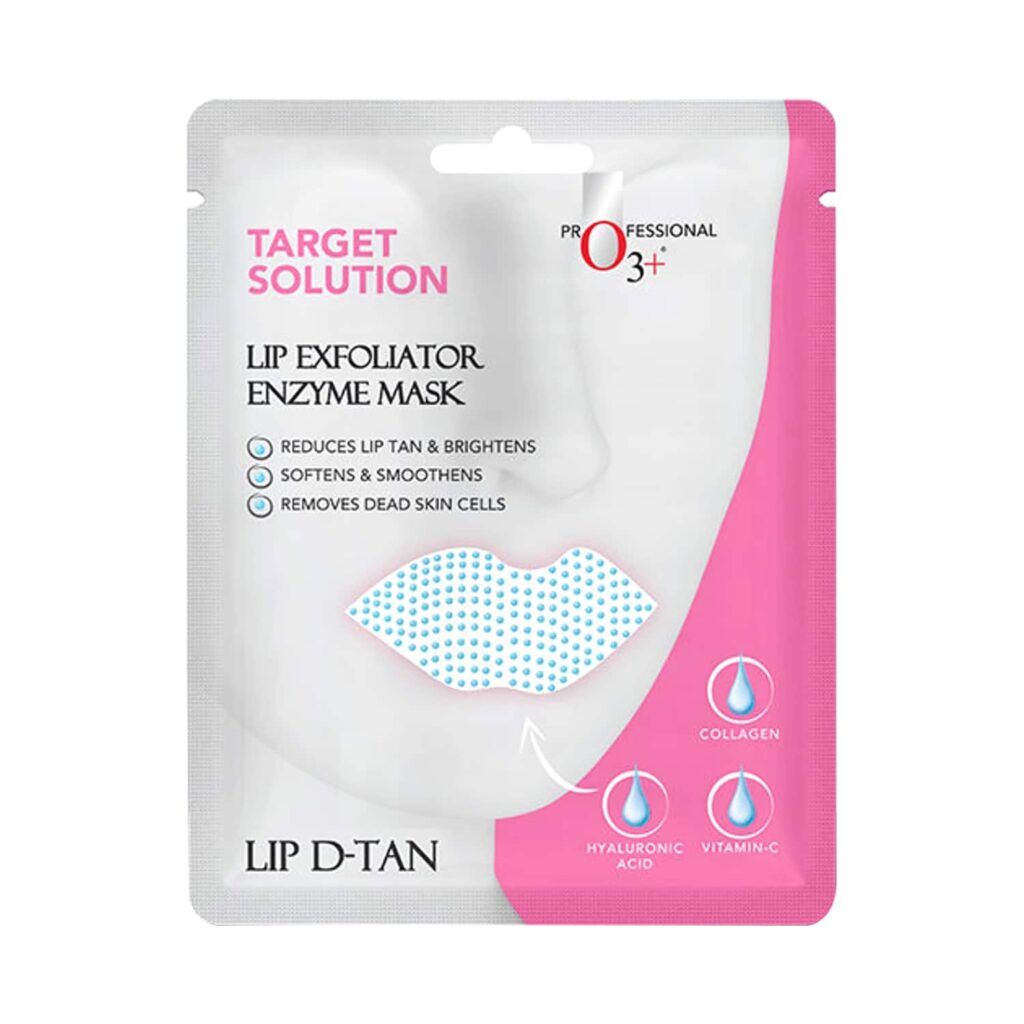 O3+ Lip Exfoliator Enzyme D-Tan Sheet Mask (5g) - O3+