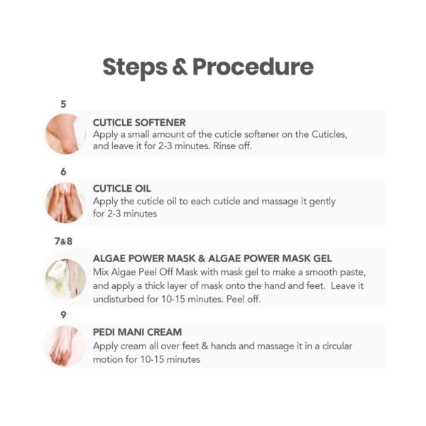 O3+ Pedilogix PRO Algae Pedicure & Manicure Kit (174g) - O3+