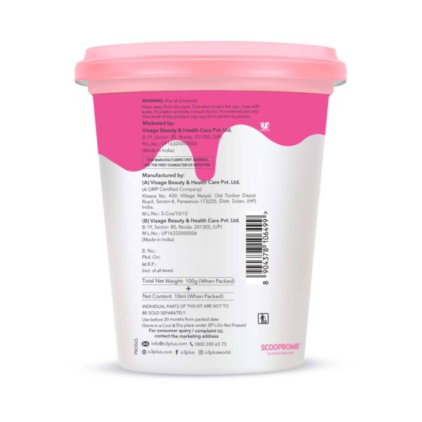 O3+ Pedilogix Scoop Bomb Pedicure With Bath Bomb For Soft and Moisturised Feet (110 g) - O3+