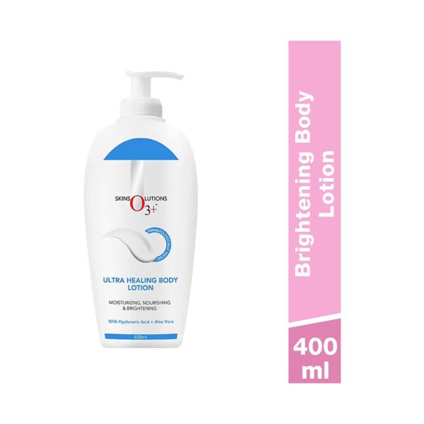 O3+ Ultra Healing Brightening Body Lotion Moisturiser (400ml) - O3+