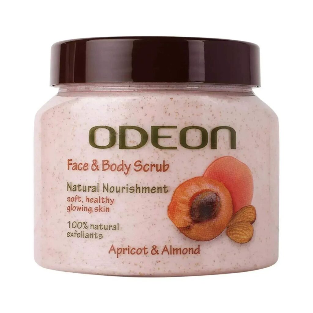 ODEON Apricot & Almond Face and Body Scrub - (300ml) - ODEON