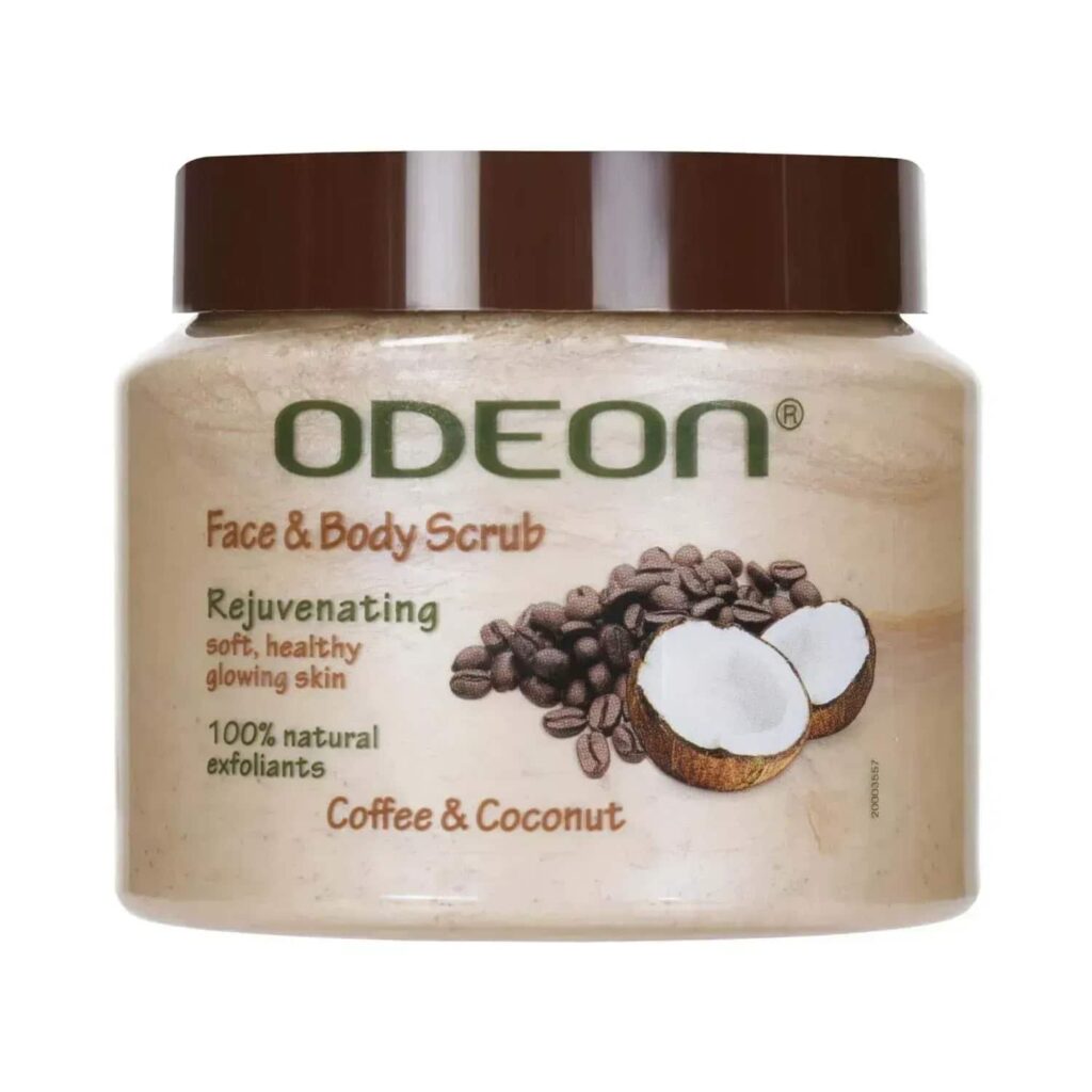 ODEON Coffee & Coconut Face and Body Scrub - (300ml) - ODEON