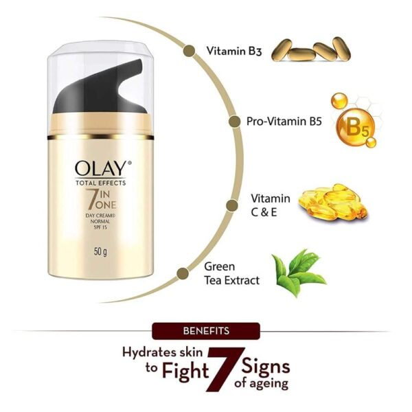 Olay 7-In-1 Total Effects Anti Ageing Day Cream SPF 15 (50g) - Olay