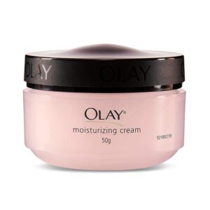 Olay Moisturizing Cream |Nourishing and moisturizing ingredients |All day moisture, Improves skin softness and smoothness |Suitable for Normal, Dry, Oily & Combination skin |50 gm