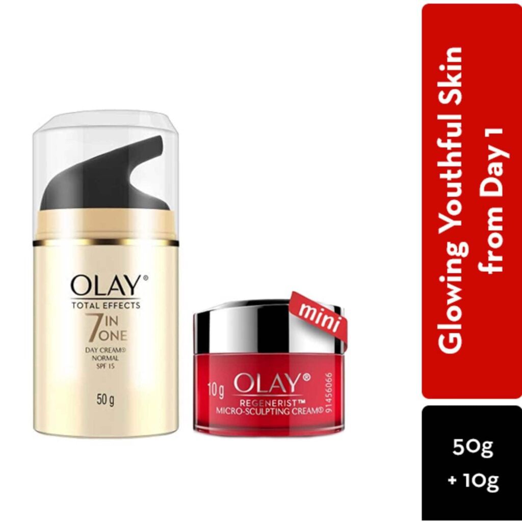 Olay Te Day Cream And Regenerist Micro-Sculpting Mini Cream (2Pcs) - Olay