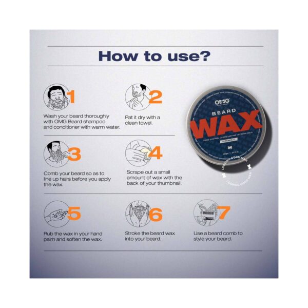 OMG Beard Wax (100 g) - OMG