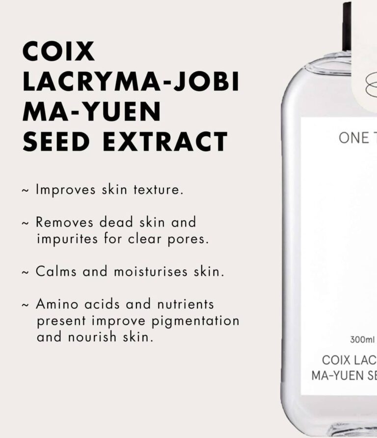 ONE THING Coix Lacryma-Jobi Ma-yuen Seed Extract (150ml) - ONE THING