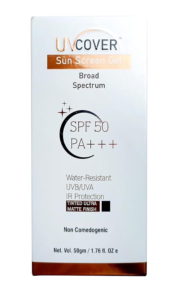 OPERIO UVCOVER SPF50+++ Silicone Sunscreen Gel for All Skin Types 50Gm