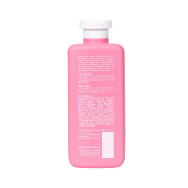 Orangewood Bubble Bliss Color Protect Shampoo and Conditioner (600 ml) Pack of 2 Combo - Orangewood