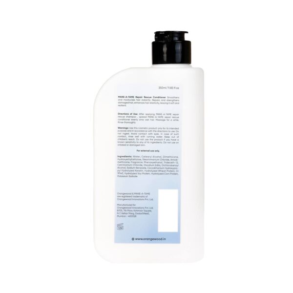 Orangewood Mane-A-Tame Repair Rescue Smooth Silky Straighter Nourishes Conditioner (350 ml) - Orangewood