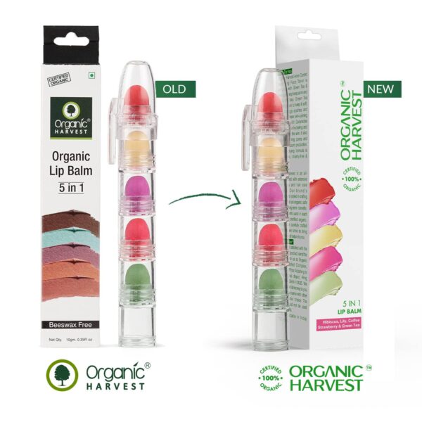 Organic Harvest 5-In-1 Moisturizing Lip Balm (10g) - Organic Harvest