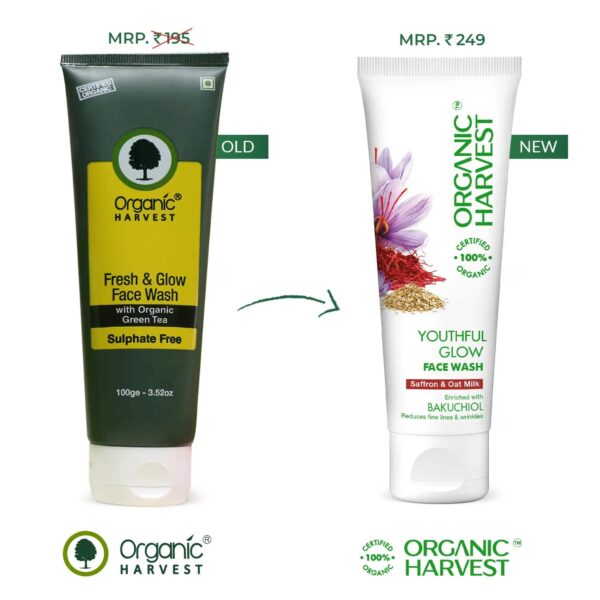 Organic Harvest Face Wash for Fresh & Glow (100g) - Organic Harvest