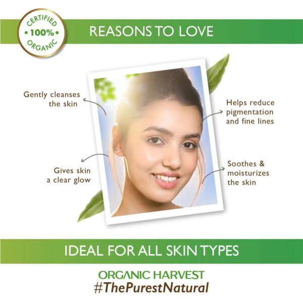 Organic Harvest Face Wash for Fresh & Glow (100g) - Organic Harvest