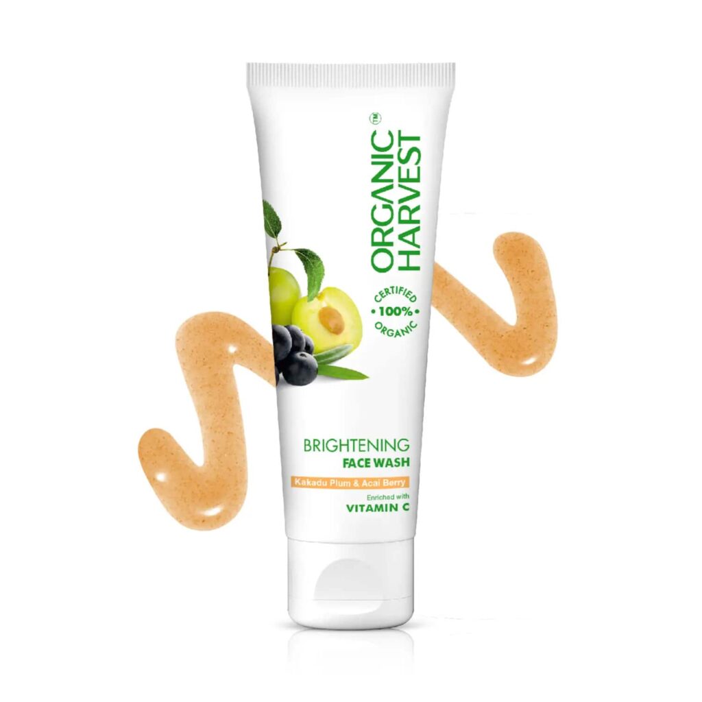 Organic Harvest Skin Illuminate Vitamin C Face Wash (100g) - Organic Harvest