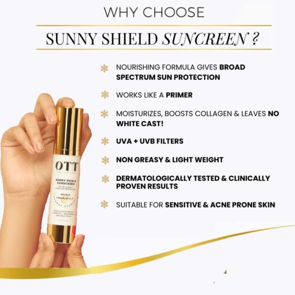OTT SKYNCARE Sunny Shield Sunscreen SPF 50+ (50ml) - OTT SKYNCARE