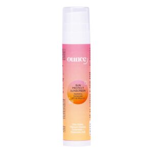 Ounce Organics Sun Protect Sunscreen SPF 50 PA++++ for All Skin Types with Hyaluronic Acid & Vitamin E | Hydrates, Prevents Tanning & Sun Damage | 50g Tube