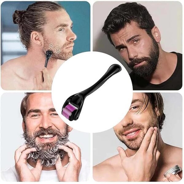 OXILY Derma Roller For Hair Growth 0.5 Mm With 540 Titanium Needles|Repairs Damaged Hair, Activates Hair Follicles|For Hair Fall & Hair Thickening|Reduces Acne Scars|Safe &...