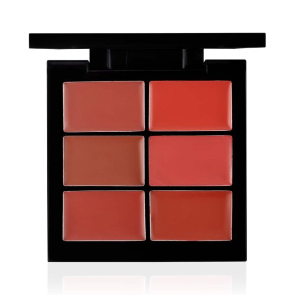 PAC 6 Color Lip Palette - 02 Nude (2 g Each) - PAC