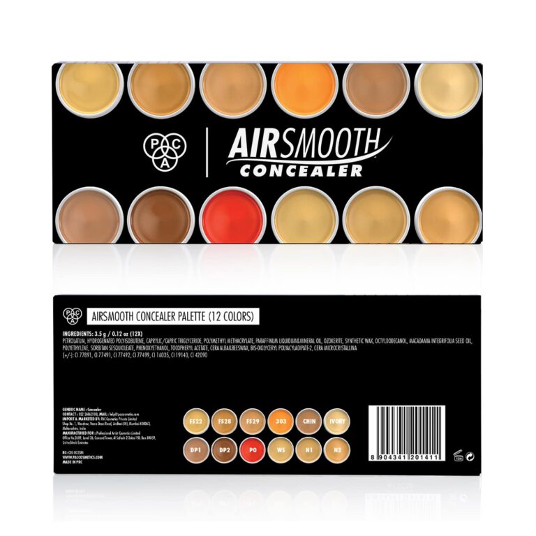 PAC Airsmooth Concealer Palette - X12 Shade (3.5g) - PAC