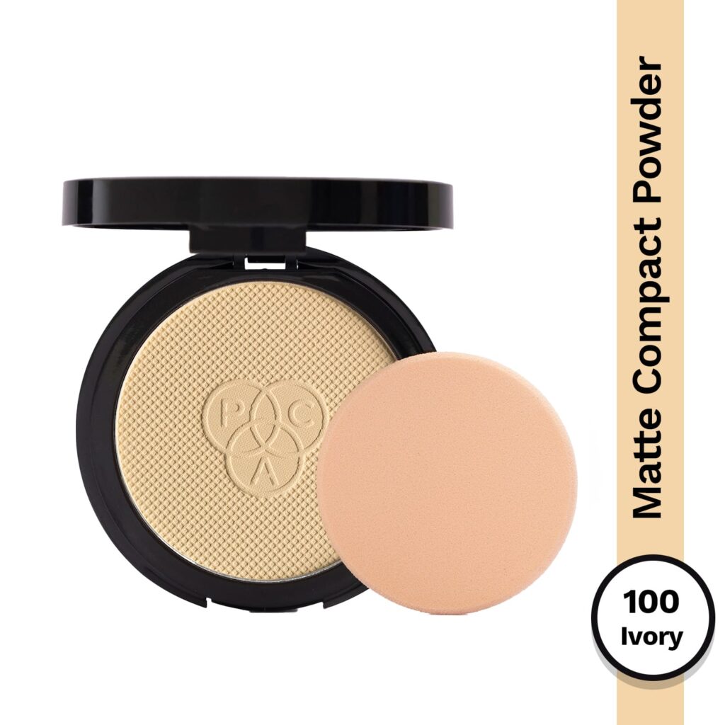 PAC Matte Touch Compact Powder - 100 Ivory (12 g) - PAC