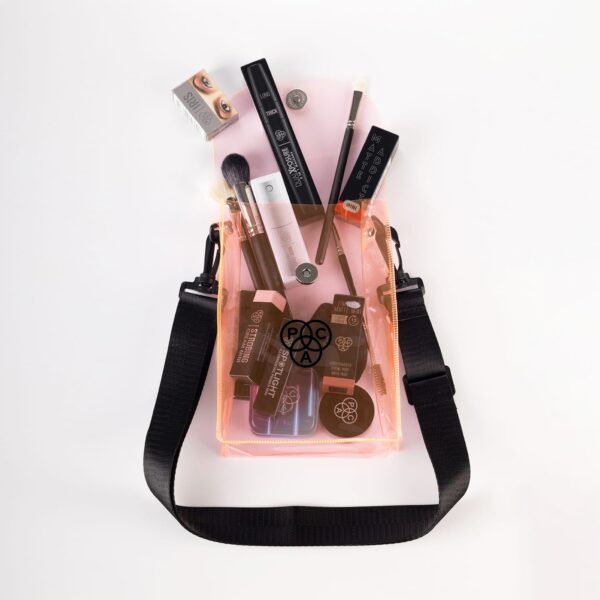 PAC Mini Transparent Makeup Sling Bag - Pink - PAC