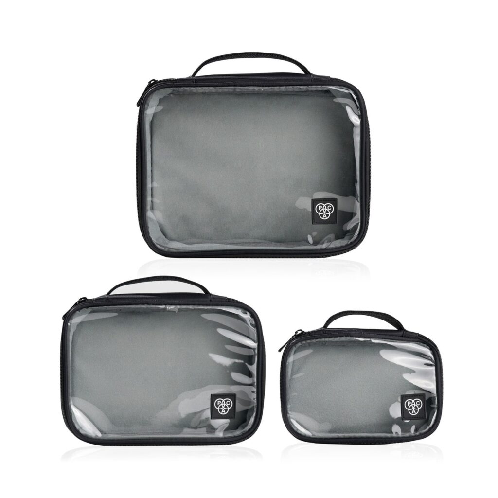 PAC My Clear Makeup Pouch (3Pcs) - PAC