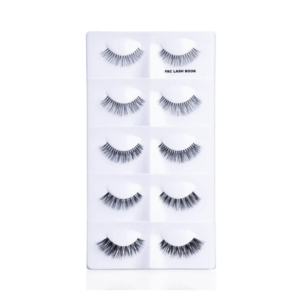 PAC Season 1 Lash Book False Eyelashes - Black (10Pcs) - PAC