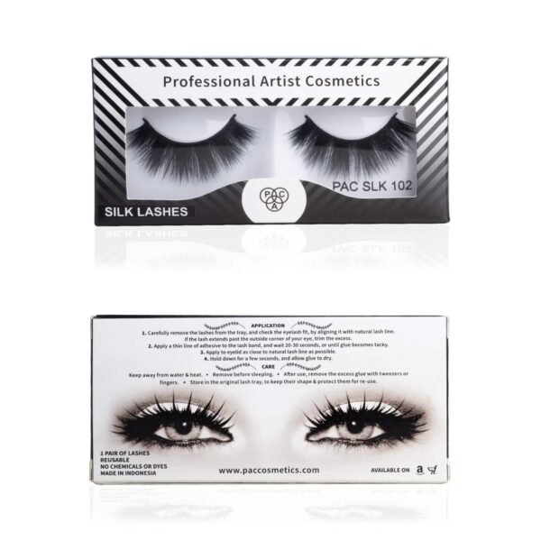 PAC Silk False Eyelash - SLK 102 (1 Pair) - PAC