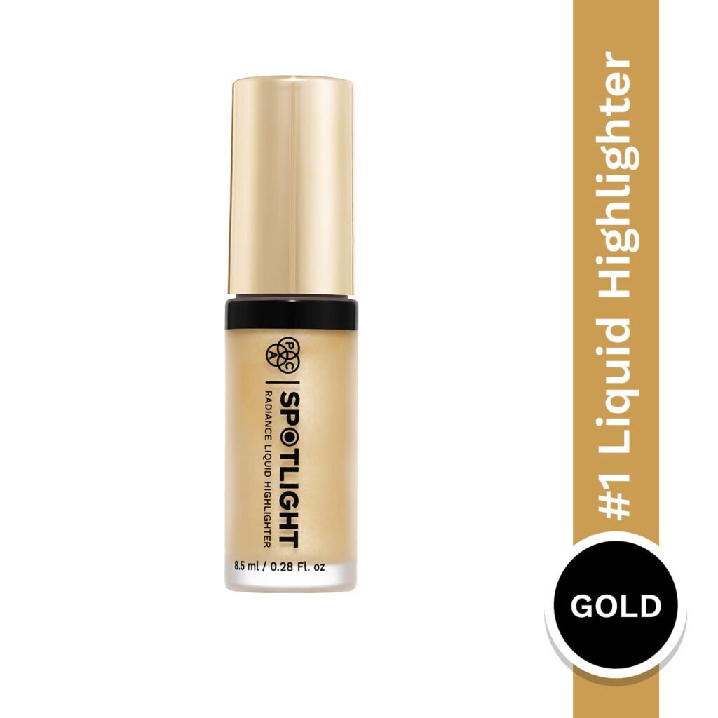 PAC Spotlight Radiance Liquid Highlighter - Gold (8.5 ml) - PAC