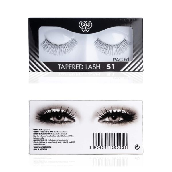 PAC Tapered False Eyelash - 51 (1 Pair) - PAC