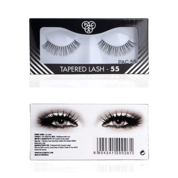 PAC Tapered False Eyelash - 55 (1 Pair) - PAC
