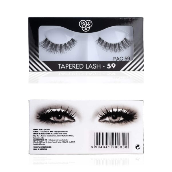 PAC Tapered False Eyelash - 59 (1 Pair) - PAC