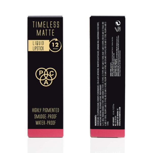 PAC Timeless Matte Liquid Lipstick - Molten Pink (6.5ml) - PAC