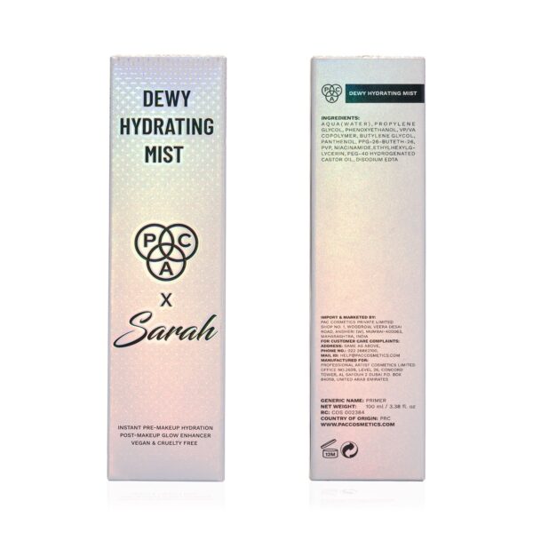 PAC X Sarah Dewy Hydrating Mist (100ml) - PAC