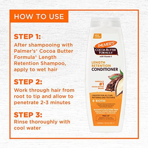 Palmer's Cocoa Butter & Biotin Length Retention Conditioner (400 ml) - Palmer's