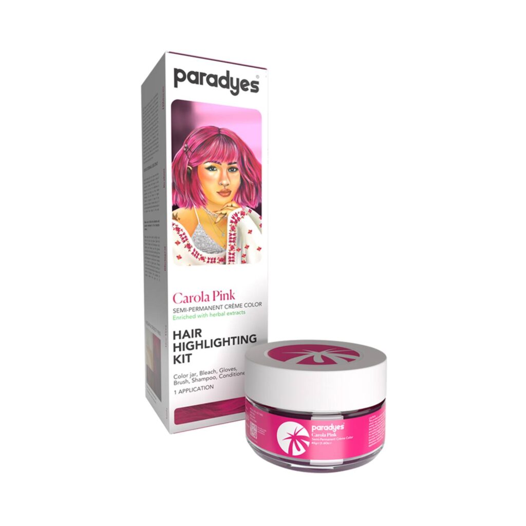 Paradyes Hair Highlighting Kit - Carola Pink (100g) - Paradyes