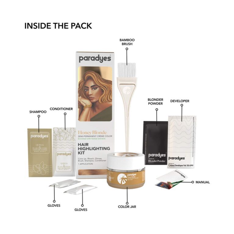 Paradyes Hair Highlighting Kit - Honey Blonde (100g) - Paradyes