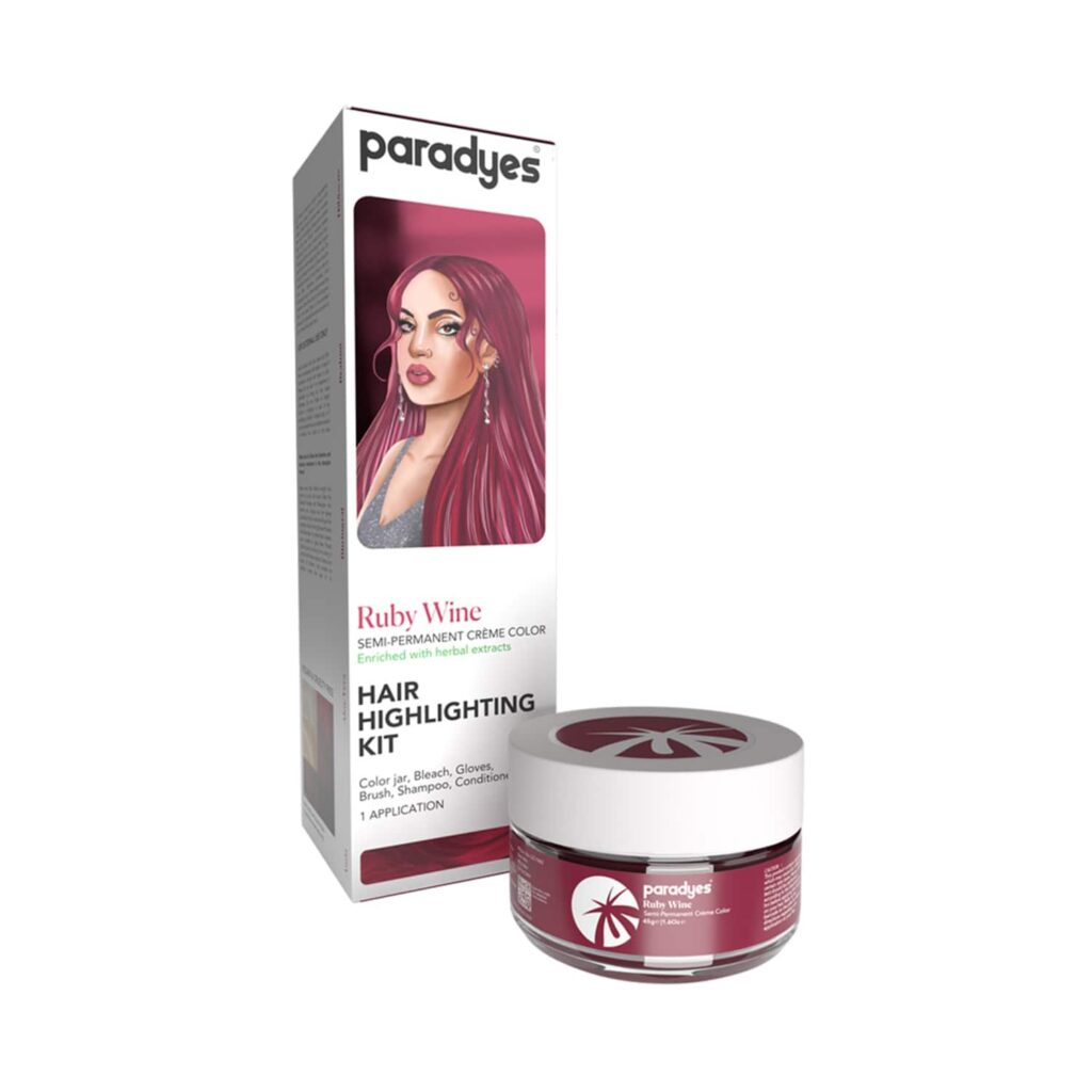 Paradyes Hair Highlighting Kit - Ruby Wine (100g) - Paradyes
